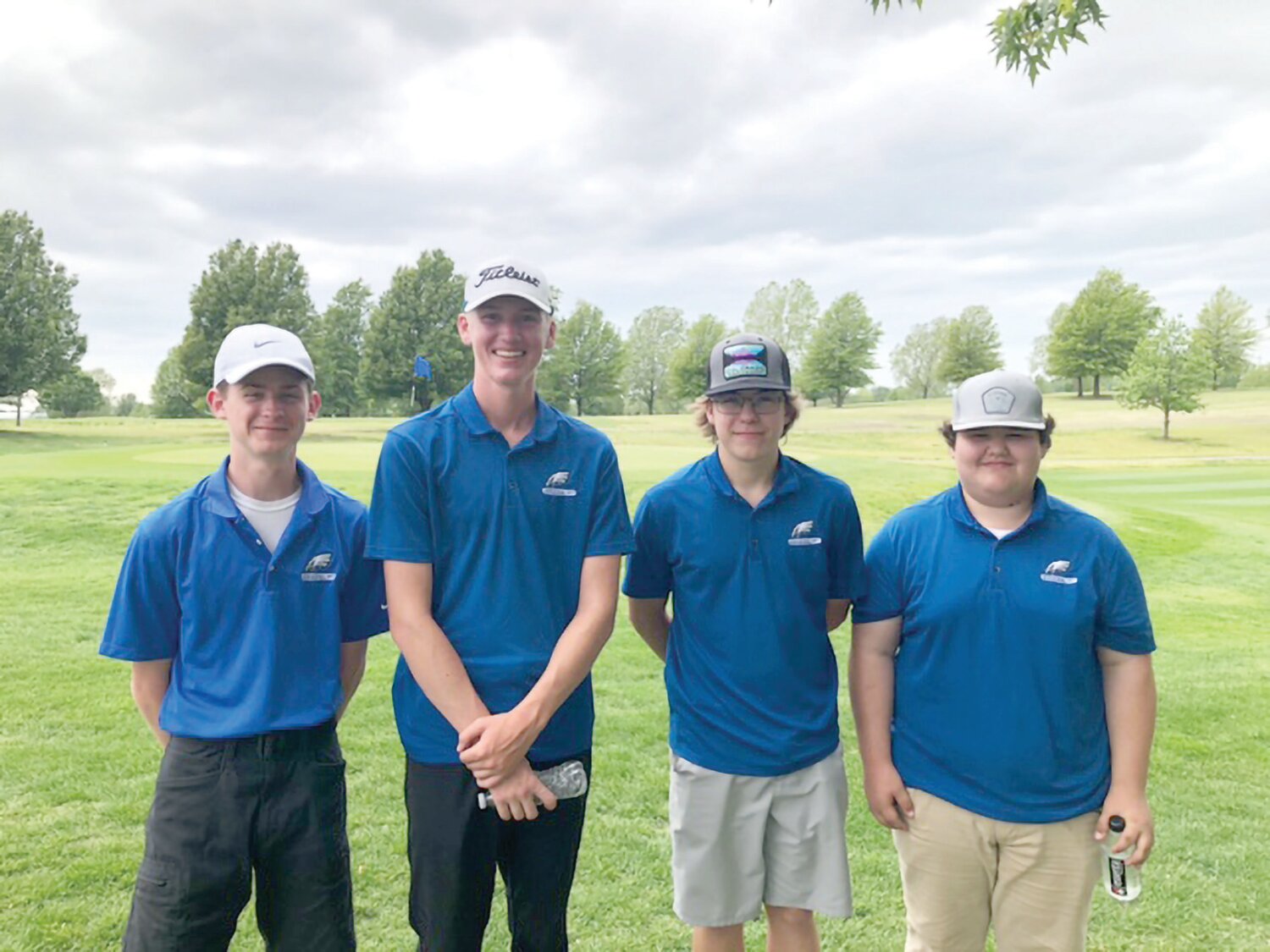 Hartville’s inaugural golf team competed in their first district match last week.